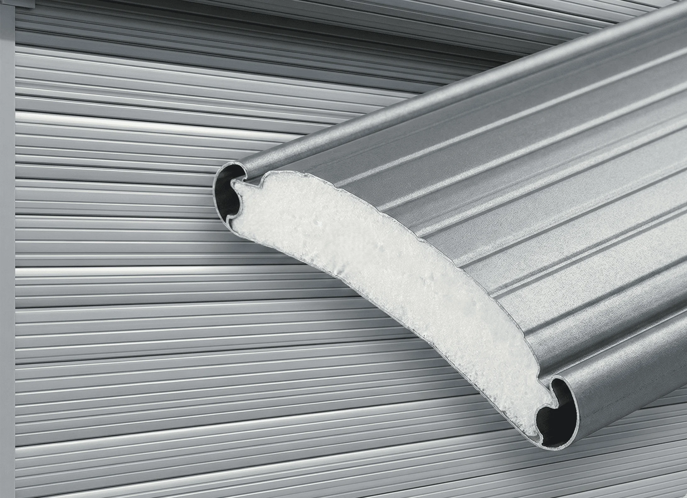 rideau à lames isolées